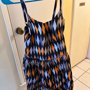 Pinup couture Jenny Dress in Halloween harlequin L